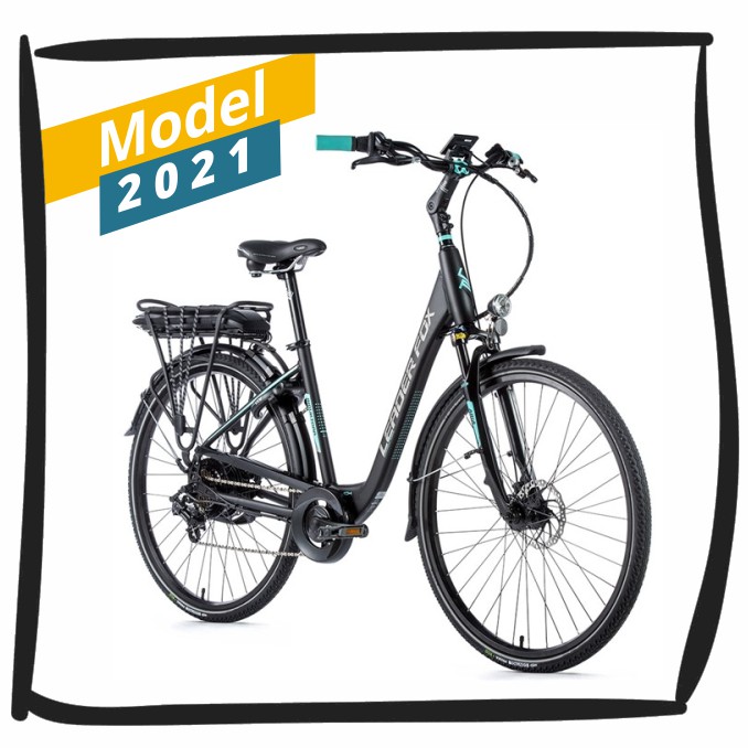 City electro bike with a very comfortable sitting recommended to beginners