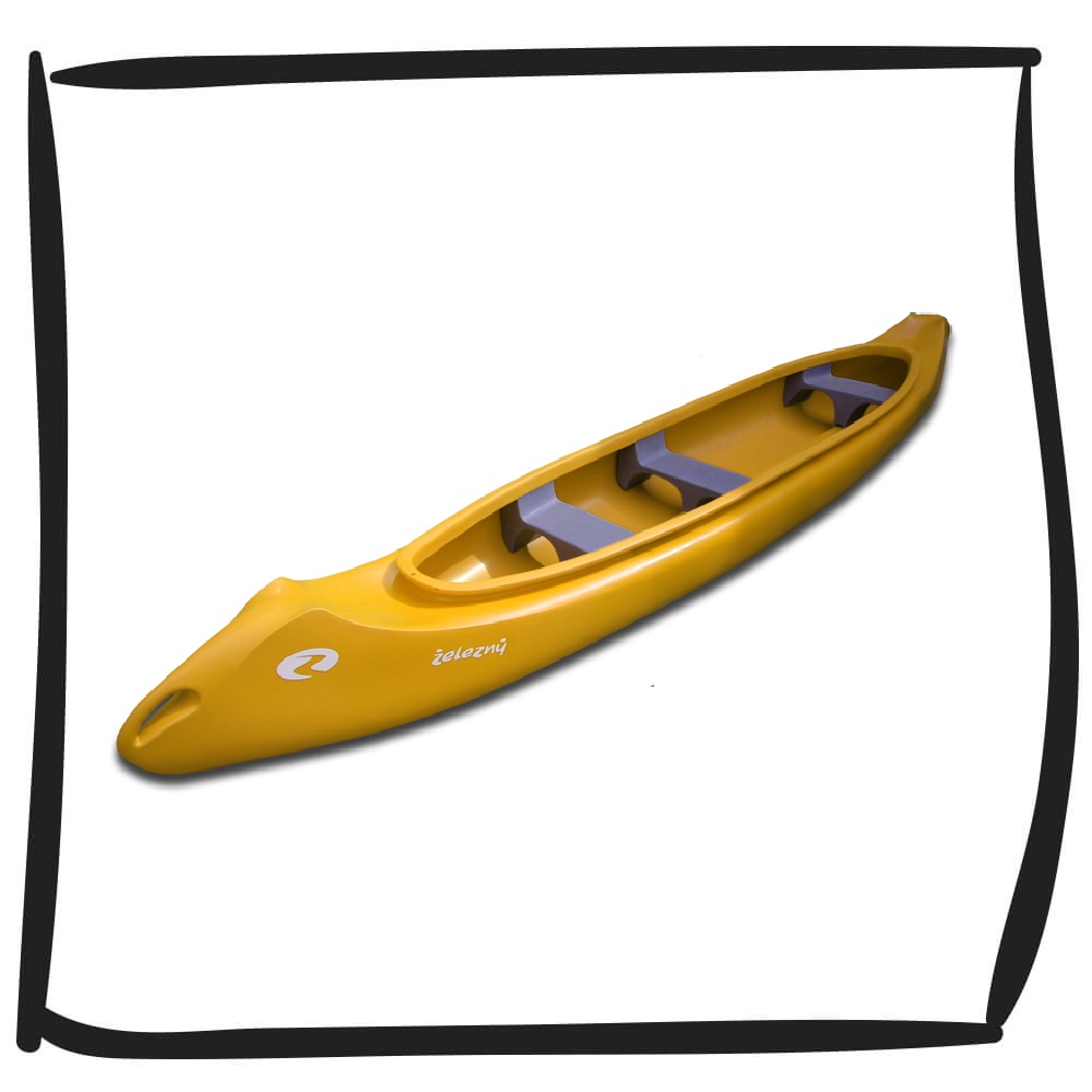 Kanoe Samba je velmi stabilní a obratná.