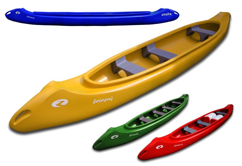 Easy-to-operate Samba canoes for the Elbe river descent