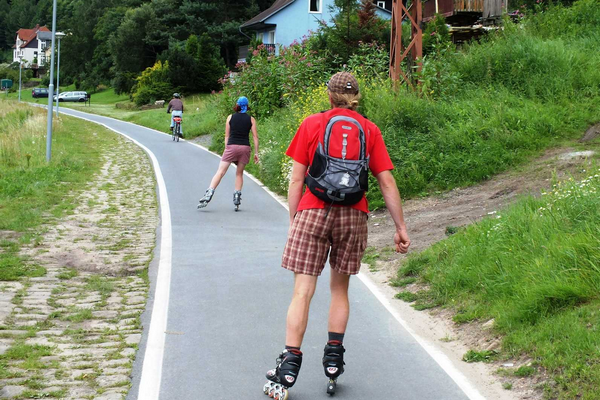 In-line tour of the Elbe cycle path